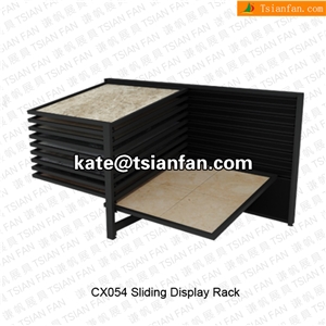 Cx020 Sliding Free Standing Tile Display Rack