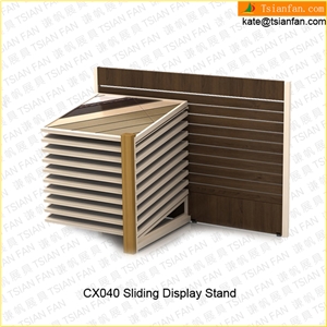 Cx040 Sliding Metal Display Stand to Showing Marble Tile