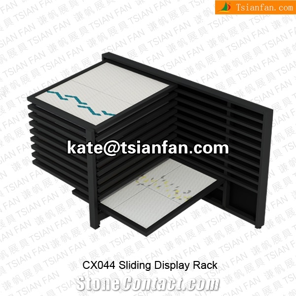 Cx044 Metal Sliding Display Stand Unit Factory
