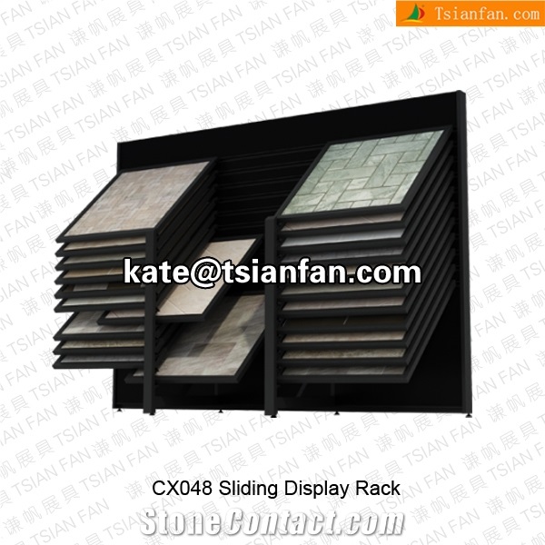 Cx048 Metal Mdf Floor Tile Display Rack