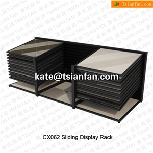 Cx062 Sliding Showroom Floor Tile Display Stand