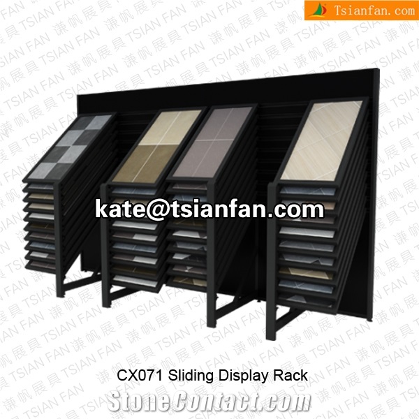Cx071 Metal Sliding Display Rack for Tile