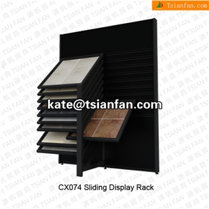 Cx074 Marble Mosaic Tile Sliding Display Stand