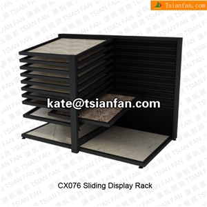 Cx076 Pupular Sliding Ceramic Tile Display Rack