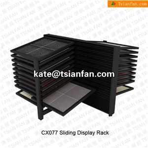 Cx077 Retail Sliding Ceramic Tile Display Rack