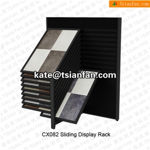 Cx082 Stone Display Stand Ceramic Tiles Display Rack Mosaic Tiles Display Shelf Wooden Flooring Display Unit Carpet Display Shleving Sample Boards/Sample Boxes