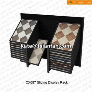 Cx087 Factory Direct Sale Display Stand Of Stone Tiles
