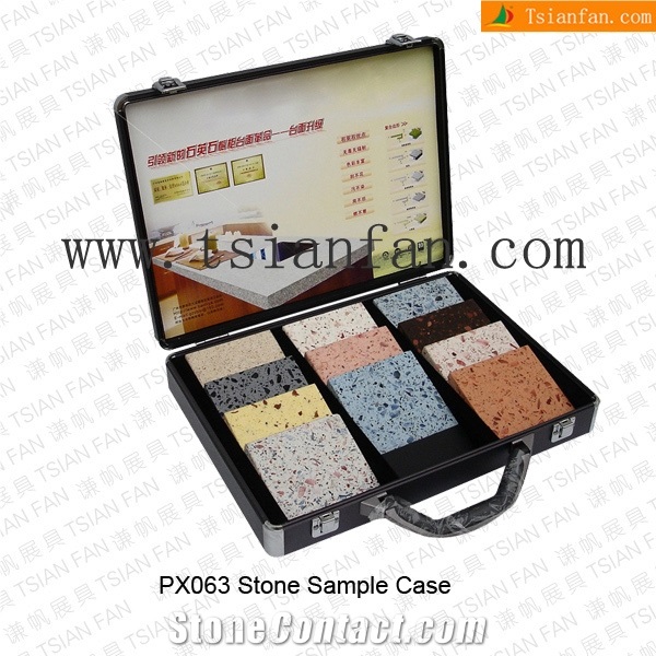 Px063 Granite Sample Case, Marble Sample Box,
