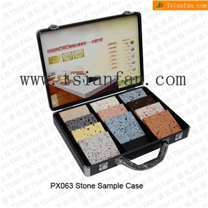 Px063 Granite Sample Case, Marble Sample Box,