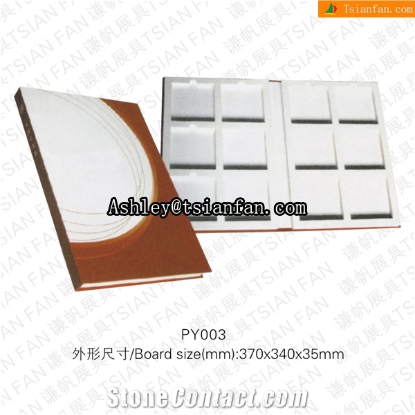 PY003 Samplebook,plastic Sample Book,acrylic Display Book