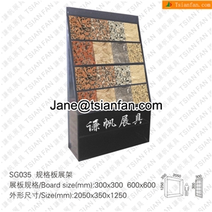 Sg035 Laser Stone Cutting Display Rack