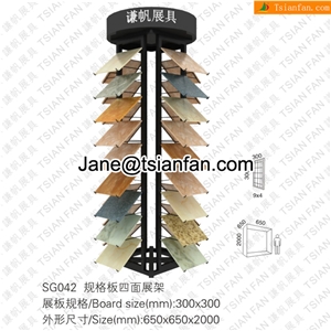 SG042 Natural Turquoise Stone Display Rack