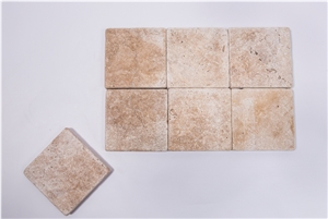 Armenia Beige Travertine Tumbled Tiles