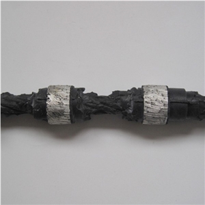 Diamond Wire for Marble Quarry Marble Block Cutting Rubber Wire Pu Rubber Coated Diamond Wire Saw Blade for Granite Marble Quarry Diamond Beads