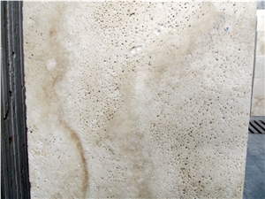 Iran Cream Leathery Beige Travertine Tiles & Slabs, Floor Covering Tiles, Walling Tiles