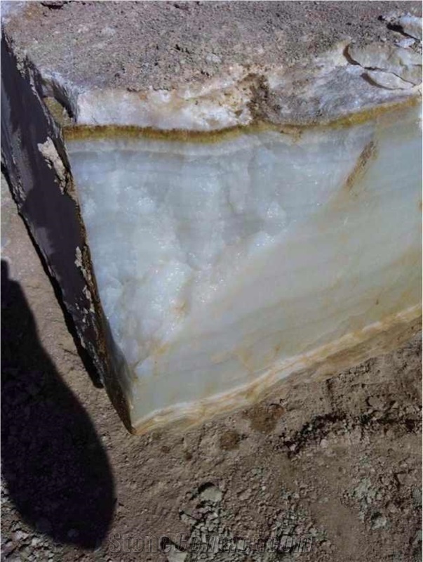 Iran Pure White Onyx Blocks