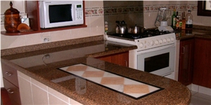 Rosa Del Salto Granite Kitchen Countertop