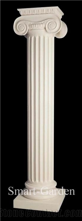 Marble Column and Pillars, White Marble Column