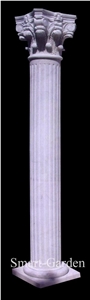 Marble Column and Pillars, White Marble Column
