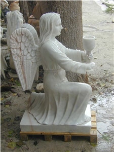 White Marble Carving,western Human Sculpture