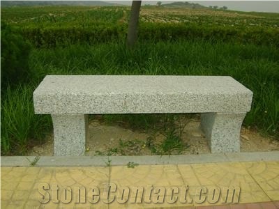 Grey Granite Garden Bench On Sale From China Stonecontact Com