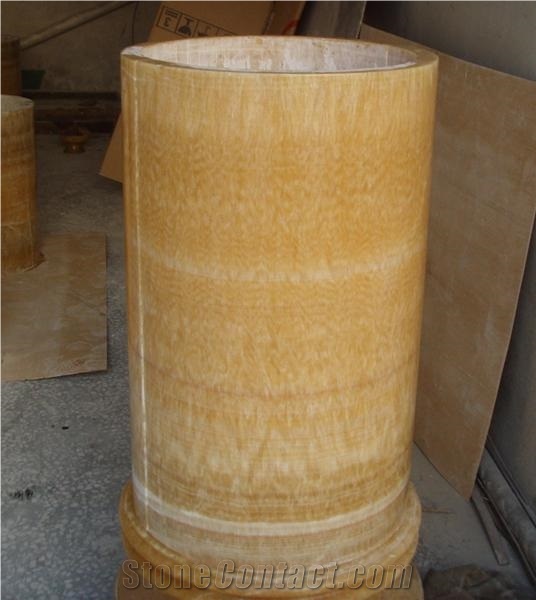 House Stone Pillar ，onxy Hollow Pillar