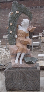 Marble Carved Fountains, Garden Landscaping Water Features