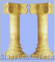 Outdoor Onxy Stone Columns, Yellow Onyx Building, Walling