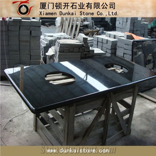 Black Pearl Granite Bench Top, G684 Black Granite Bench Top