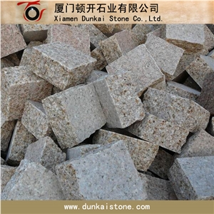 G682 Yellow Granite Cubes,Cobble Pavers