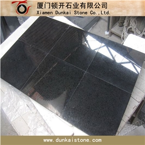 G684 Black Polished Tiles&slabs, China Black Basalt Tiles