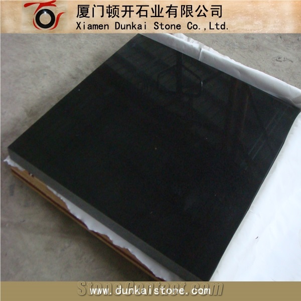 G684 Black Polished Tiles&slabs, China Black Basalt Tiles
