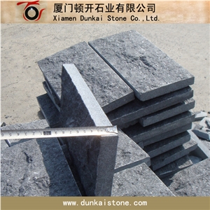 G684 Olivian Black Basalt Mushroom Tile