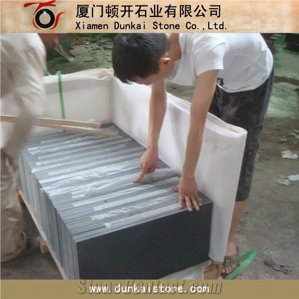 G684 Twilight Basalt Honed Tile, China Black Basalt