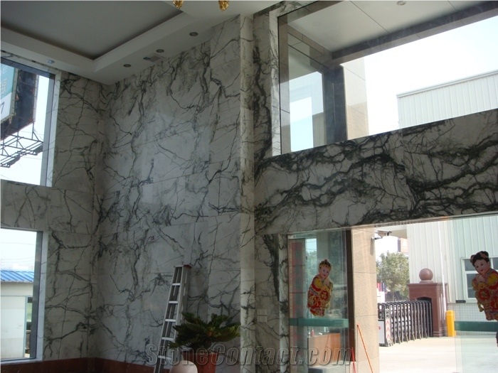 Landscape Green Wall Tiles, L ,scape Green Marble Tiles