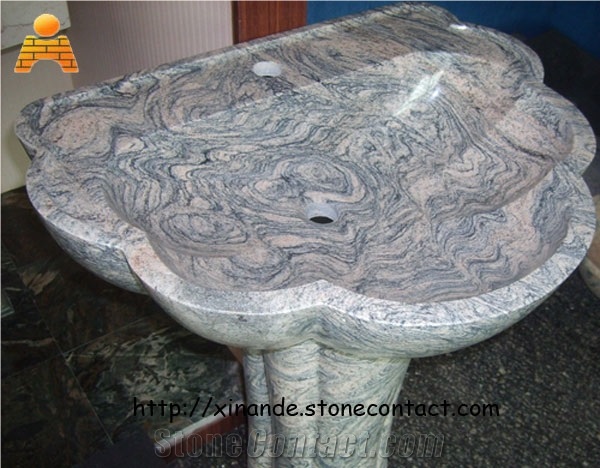 China Juparana Granite Sinks, Wash Basins