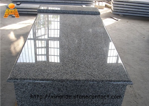 G623 Tombstones, Grey Granite Gravestone