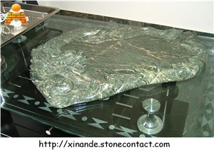 Granite Furniture, Stone Teabord