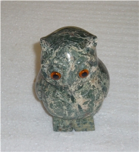 Green Granite Owl