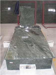Green Jadeite Granite Gravestones