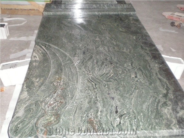 Green Jadeite Granite Tombstone