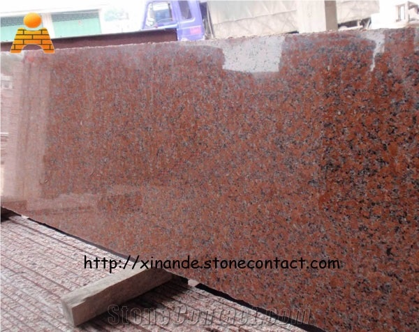 Maple-Leaf Red Granite Countertops