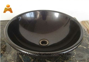 Mongolia Black Granite Sinks, Wash Basins