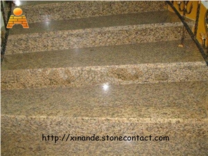 Tiger Skin Yellow Steps, Stone Stairs
