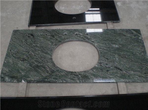 Vanity Tops, Green Jadeite Granite