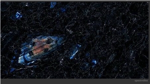 Spectrolite Granite Tile, Finland Blue Granite