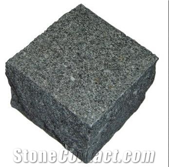 Cube Stone,cobble Stone,granite Cube Stone, G612 Grey Granite Cobble Stone