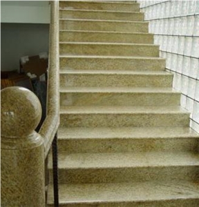 Yellow Granite Stairs