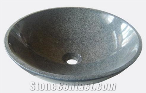 G654 Granite Wash Basin,China Grey Granite Wash Basin