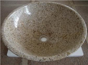 G682 Yellow Granite Wash Basin